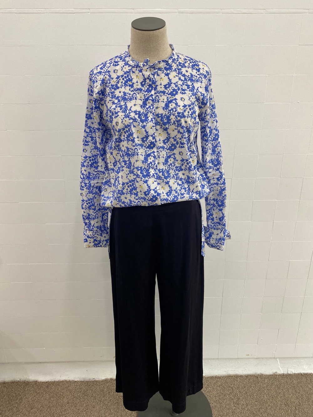 Scanlan Theodore Blue Floral Blouse